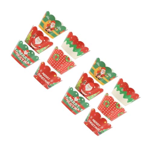 HEMOTON 2 Sätze Weihnachtsdekorationsrand Party Cupcake-boxen Dekorationen Fiesta Kuchendeckel Kuchendekoration Grad Muffinförmchen Cupcake -stand Essbar 250 G Weißer Karton 6 Stück * 2 HEMOTON 2 Sätze Weihnachtsdekorationsrand Party Cupcake-boxen Dekorationen Fiesta Kuchendeckel Kuchendekoration Grad Muffinförmchen Cupcake -stand Essbar 250 G Weißer Karton 6 Stück * 2 von HEMOTON