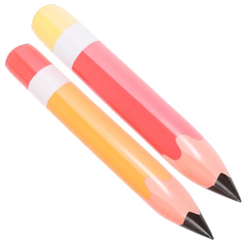 HEMOTON 2 Stück Aufblasbare Bleistiftballons Bunte Dekoration für Abschlussfeiern Schulanfang und Geburtstagsfeiern PVC Qualitätsmaterial für Vielseitigen Einsatz HEMOTON 2 Stück Aufblasbare Bleistiftballons Bunte Dekoration für Abschlussfeiern Schulanfang und Geburtstagsfeiern PVC Qualitätsmaterial für Vielseitigen Einsatz von HEMOTON