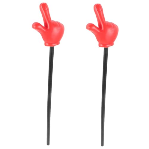 HEMOTON 2 Stück Gestenstock evengers interaktive spiele partyzubehör wheitbord unterhaltung Partyspielzeug Kinderstockspielzeug Fingergestenstab Party-Fingerzeige Party-Handzeiger Plastik von HEMOTON