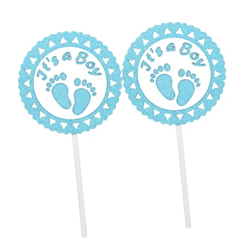 HEMOTON 2 Stück Karte für kleine Füße party zubehör partyzubehör Tortenaufsätze für Geburtstage geburtstagstorte hochzeitsdeko Party-Kuchen-Topper Fußabdruck-Ornament HEMOTON 2 Stück Karte für kleine Füße party zubehör partyzubehör Tortenaufsätze für Geburtstage geburtstagstorte hochzeitsdeko Party-Kuchen-Topper Fußabdruck-Ornament von HEMOTON