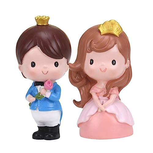 HEMOTON 2 Stück Kreative Kuchendeko aus Umweltfreundlichem Harz Vielseitige Tortenfiguren für Romantische Cake Decors für Valentinstag und Desserttisch von HEMOTON