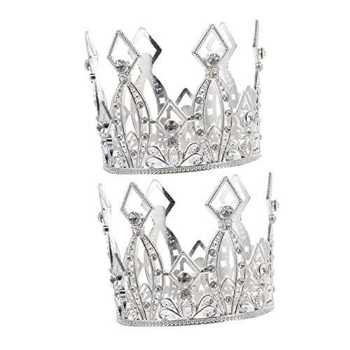 HEMOTON 2 Stück Mini Krone Torten Topper Dekorative Kuchenverzierung für Hochzeiten Partys und Taufen und für Unvergessliche Fotos und Feiern HEMOTON 2 Stück Mini Krone Torten Topper Dekorative Kuchenverzierung für Hochzeiten Partys und Taufen und für Unvergessliche Fotos und Feiern von HEMOTON