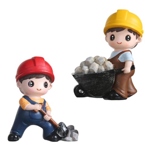 HEMOTON 2 Stück Teiliges Cartoon Baustellenjunge Tortendeko aus Resin Miniatur Cake Topper für Kindergeburtstag Tisch und Balkondekoration Langlebige Kuchenverzierung Süßer Junge als HEMOTON 2 Stück Teiliges Cartoon Baustellenjunge Tortendeko aus Resin Miniatur Cake Topper für Kindergeburtstag Tisch und Balkondekoration Langlebige Kuchenverzierung Süßer Junge als von HEMOTON