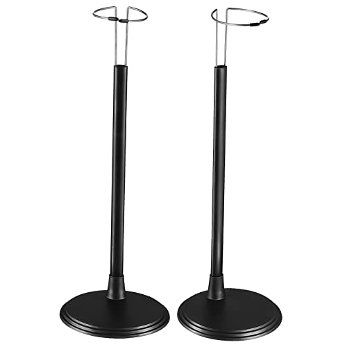 HEMOTON 2 Stück Tragrahmen Halter Puppenanzeigestand Puppenständer oder Display Puppenbein Stützständer für Puppen Actionfigur Steht -Ausstellungsständer Rostfreier Stahl Schwarz von HEMOTON