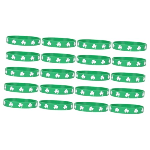 HEMOTON 20 Stück Kleeblatt-Armband dekorative Armbänder Festival-Armbänder st patricks day silikonarmbänder Männer-Frauen-Armband Partygeschenke Silikonarmband frauen armband Kieselgel HEMOTON 20 Stück Kleeblatt-Armband dekorative Armbänder Festival-Armbänder st patricks day silikonarmbänder Männer-Frauen-Armband Partygeschenke Silikonarmband frauen armband Kieselgel von HEMOTON