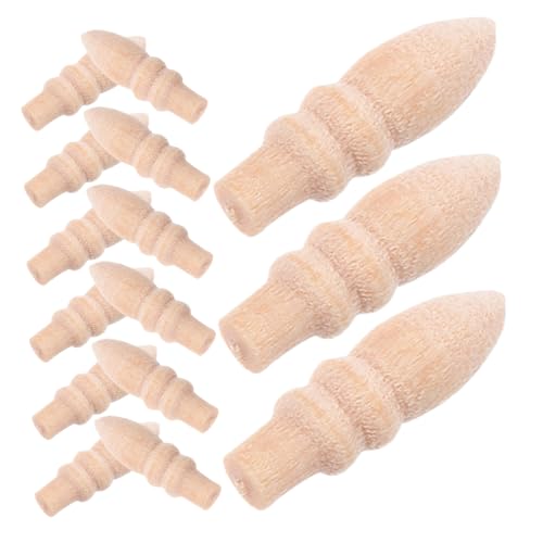 HEMOTON 20 Stück Miniaturmöbel Zubehör Kleine Möbelgriffe für Puppenhaus DIY Mini Tür und Schubladengriffe Handgefertigte Miniaturmöbel Accessoires für Kreative Projekte und Heimdekoration von HEMOTON