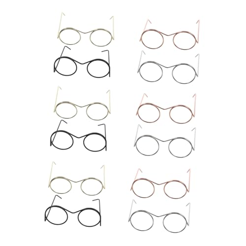 HEMOTON 20 Stück Teiliges Mini Metallbrillen Puppen Leichte Realistische Brillen in Gold Silber Roségold Schwarz DIY Dekoration für Puppenhaus Bastelprojekte Lustige Mini Sonnenbrillen HEMOTON 20 Stück Teiliges Mini Metallbrillen Puppen Leichte Realistische Brillen in Gold Silber Roségold Schwarz DIY Dekoration für Puppenhaus Bastelprojekte Lustige Mini Sonnenbrillen von HEMOTON
