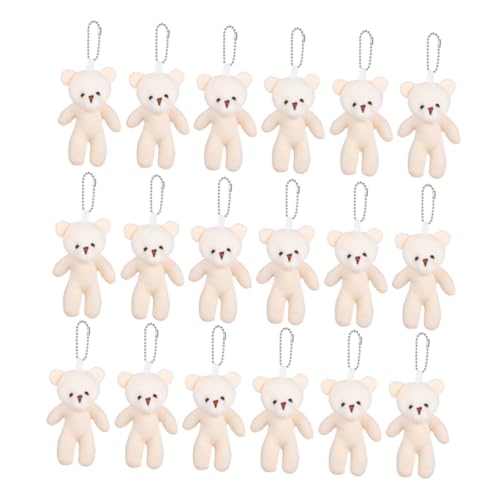 HEMOTON 20 Stück Teiliges Schlüsselanhänger Bär Anhänger Tragbarer Plüsch Schlüsselanhänger Dekoration für Taschen Schlüssel Rucksack Leicht und Kreativ HEMOTON 20 Stück Teiliges Schlüsselanhänger Bär Anhänger Tragbarer Plüsch Schlüsselanhänger Dekoration für Taschen Schlüssel Rucksack Leicht und Kreativ von HEMOTON