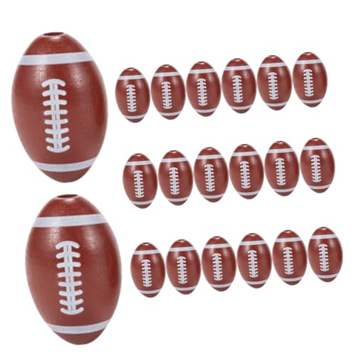HEMOTON 20St große Lochperle american football Amerikanischer Football Rugby-Form Jumbo Sport lose Perlen Spiel Fußball für Jungen Sportarmbandperlen Lose Schmuckperle Lotusbaum Brown HEMOTON 20St große Lochperle american football Amerikanischer Football Rugby-Form Jumbo Sport lose Perlen Spiel Fußball für Jungen Sportarmbandperlen Lose Schmuckperle Lotusbaum Brown von HEMOTON