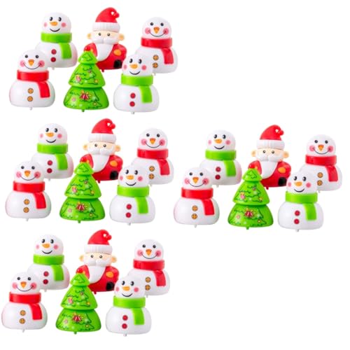 HEMOTON 24 Stck Teiliges Weihnachts Rückziehauto Kreative Cartoon Spielzeuge für Sichere Langlebige Tischdekoration Batteriefrei als zu Weihnachten und Kinderfesten von HEMOTON