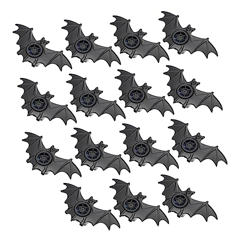 HEMOTON 24 Stück Halloween Fledermaus Pfeifen Kreatives Bat Shaped Pfeifen Set für Erwachsene für Halloween Partys und Festlichkeiten von HEMOTON