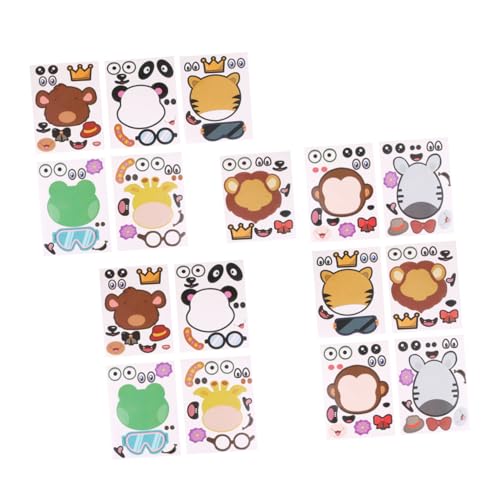HEMOTON 24St Aufkleber Schulranzen schuletui Animal laber-Tiere Funny Sticker Schule Taschen schulüte animarus die schul stickern schenken trauzeugengeschenke tischschoner + Papier HEMOTON 24St Aufkleber Schulranzen schuletui Animal laber-Tiere Funny Sticker Schule Taschen schulüte animarus die schul stickern schenken trauzeugengeschenke tischschoner + Papier von HEMOTON