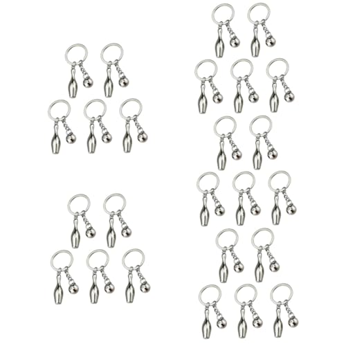 HEMOTON 25 Stck Silberne Bowling Schlüsselanhänger aus Robustem Material Lustige Cartoon Anhänger als Tasche und Schlüssel Dekoration Vielseitig Nutzbar für Sportfans und Geschenkideen HEMOTON 25 Stck Silberne Bowling Schlüsselanhänger aus Robustem Material Lustige Cartoon Anhänger als Tasche und Schlüssel Dekoration Vielseitig Nutzbar für Sportfans und Geschenkideen von HEMOTON