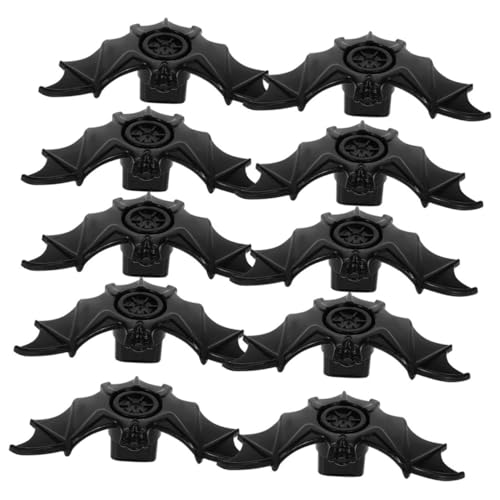 HEMOTON 25 Stück Fledermauspfeife Lärm Fledermäuse Favorisieren Nicht Zappeln Halloween - party Aufkleber Kleiner Lustig Puzzle Streich Gebläse Interessantes Pfeifenspielzeug Plastik Black von HEMOTON