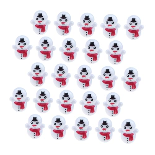 HEMOTON 25 Stück Teiliges Schneemann Tumbler Spielzeugset Niedliche Wackelspielzeuge für Tischdekoration für Kreative Spielstunden und Weihnachtsfeiern von HEMOTON