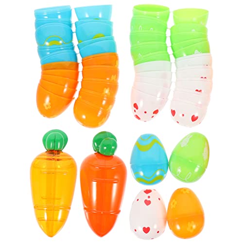 HEMOTON 28St Osterei Eier verschenken Hühnereier Paket hängende Eierdekoration DIY-Verzierung plastikeier für ostern basteln für ostern füllbare Ostereier osterparty versorgung von HEMOTON