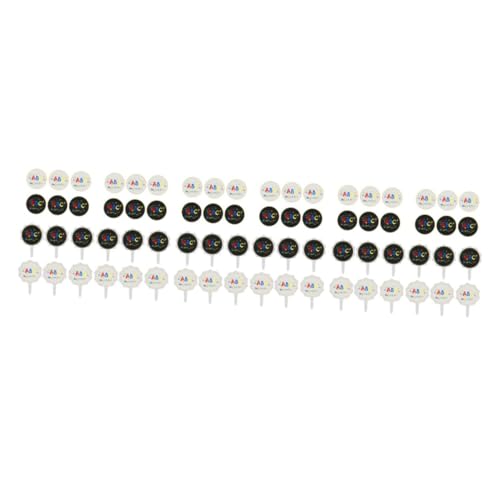 HEMOTON 3 Sätze Kuchendekoration Für Schulparty Cupcake Dekorationen Kuchenspieße Schulkuchen Dekorationen Weiß 24 Stück * 3 von HEMOTON