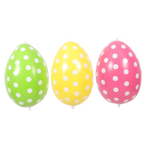 HEMOTON 3 Stück Aufblasbare Osterei-Dekoration luftballons Eierballons Ballons Dekoration Ballondekorationen festlicher Ballon Zierballons aufblasbare Dekorationen Ballonspielzeug PVC HEMOTON 3 Stück Aufblasbare Osterei-Dekoration luftballons Eierballons Ballons Dekoration Ballondekorationen festlicher Ballon Zierballons aufblasbare Dekorationen Ballonspielzeug PVC von HEMOTON