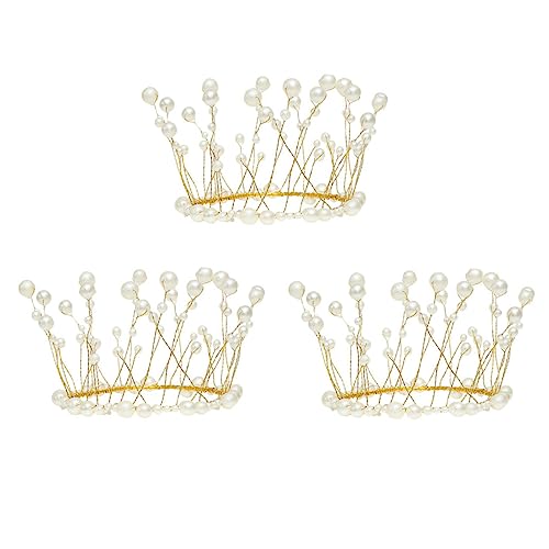 HEMOTON 3 Stück Perl Metal Kuchenornament Krone Dekoration für Geburtstags und Partytorten Zufällige Farben Torten Zubehör für Festliche Anlässe Zufällige Farbe Zufällige Farbe HEMOTON 3 Stück Perl Metal Kuchenornament Krone Dekoration für Geburtstags und Partytorten Zufällige Farben Torten Zubehör für Festliche Anlässe Zufällige Farbe Zufällige Farbe von HEMOTON