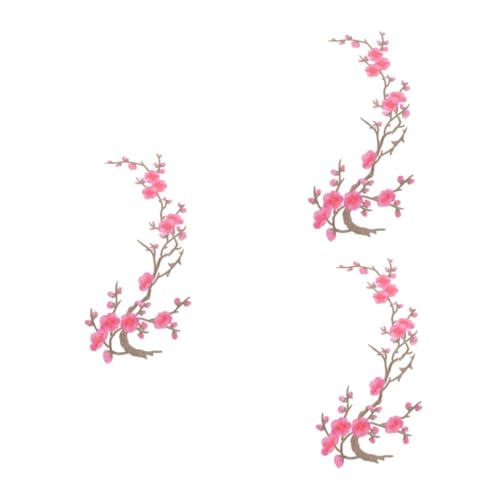 HEMOTON 3 Stück Pflaumenblüten Applikation aus Spitze Bestickter Blütenstoff Aufnäher Rosa Stickerei Patch Aufnähen für Kleidung Hochzeit Basteln Taschen Hüte DIY Dekoration Reparatur HEMOTON 3 Stück Pflaumenblüten Applikation aus Spitze Bestickter Blütenstoff Aufnäher Rosa Stickerei Patch Aufnähen für Kleidung Hochzeit Basteln Taschen Hüte DIY Dekoration Reparatur von HEMOTON