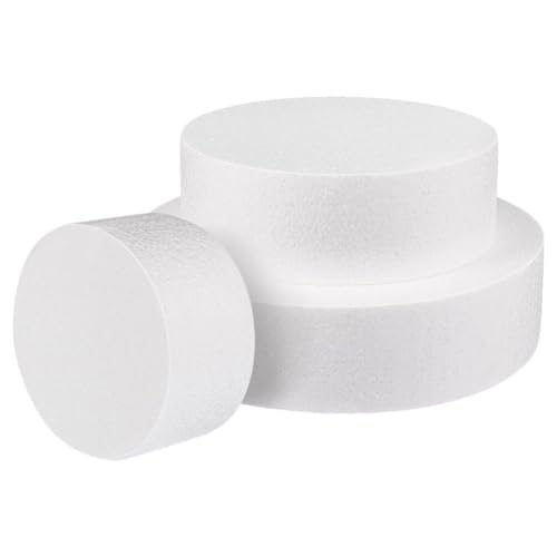 HEMOTON 3 Stücke Styropor Torte 3 stöckig Rund Kuchen Cake Scheibe Zylinder Tortendummy Schaum Formen Skulptur Modellierung DIY Hochzeit Kuchen Dekoration Ornamente HEMOTON 3 Stücke Styropor Torte 3 stöckig Rund Kuchen Cake Scheibe Zylinder Tortendummy Schaum Formen Skulptur Modellierung DIY Hochzeit Kuchen Dekoration Ornamente von HEMOTON