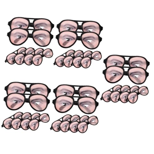 HEMOTON 30 Stck. Teiliges Halloween Partybrillen Lustige Leichte Brillenrahmen ohne Gläser Stilvolles Bequemes Zubehör für Erwachsene für Kostüme Mottopartys und Dekoration HEMOTON 30 Stck. Teiliges Halloween Partybrillen Lustige Leichte Brillenrahmen ohne Gläser Stilvolles Bequemes Zubehör für Erwachsene für Kostüme Mottopartys und Dekoration von HEMOTON