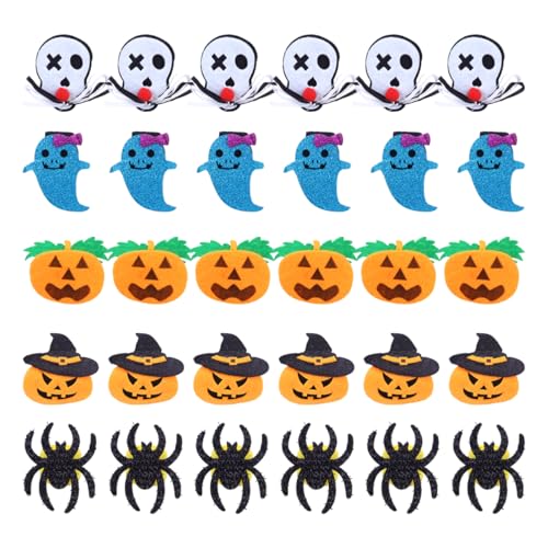 HEMOTON 30 Stück Halloween-Ring halloween halloween halloween decorations Party Schlagarmbänder für Halloween Halloween-Slap-Armbänder Tuch von HEMOTON