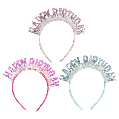 HEMOTON 3Stücke Haarband Für Geburtstagsfeiern Teiliges Dekorationsset Für Partyhaardekoration Und Festliche Anlässe Einzigartiges Design Langlebig HEMOTON 3Stücke Haarband Für Geburtstagsfeiern Teiliges Dekorationsset Für Partyhaardekoration Und Festliche Anlässe Einzigartiges Design Langlebig von HEMOTON