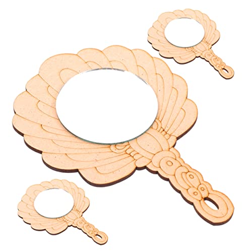 HEMOTON 3Stücke Teiliges DIY Holzspiegel für Unvollendete Handmalerei Spiegel Dekoratives Spiegelspielzeug zur Kreativen Gestaltung für Bastelprojekte und Kindergartenaktivitäten HEMOTON 3Stücke Teiliges DIY Holzspiegel für Unvollendete Handmalerei Spiegel Dekoratives Spiegelspielzeug zur Kreativen Gestaltung für Bastelprojekte und Kindergartenaktivitäten von HEMOTON