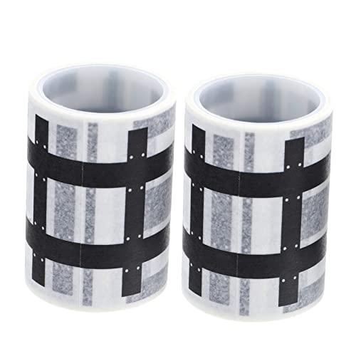 HEMOTON 4 Rollen Spurband Verkehrsschild selber Machen Autobahn-Washi-Tape Spielzeuge Aufkleber für Straßenbänder Verkehrsstraßenaufkleber Telefonmast Plattform Auto Model Klebeband Papier HEMOTON 4 Rollen Spurband Verkehrsschild selber Machen Autobahn-Washi-Tape Spielzeuge Aufkleber für Straßenbänder Verkehrsstraßenaufkleber Telefonmast Plattform Auto Model Klebeband Papier von HEMOTON