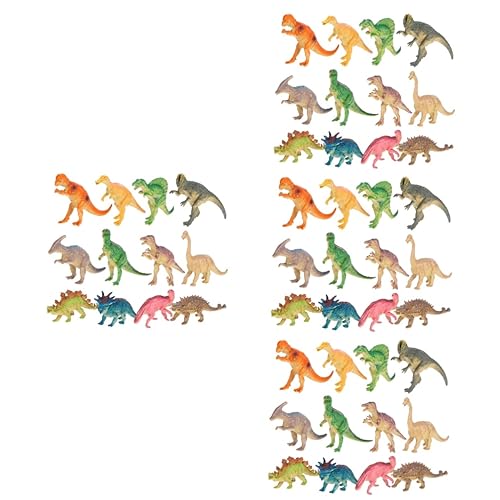 HEMOTON 4 Sätze Dinosaurier-Spielzeug Haushaltsdekoration kleine dinosaurierfiguren kindergeburtstags mitgebsel Dino Figuren Spielzeuge Spielzeug für Kleinkinder Gastgeschenke Tierstatue von HEMOTON