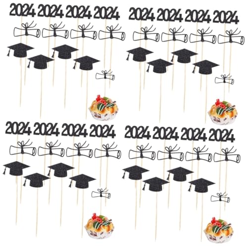 HEMOTON 4 Sätze Graduierungskappe-Kuchendekoration Kuchendekorationsbedarf Dekorationen Stand Braut- kinderdecken abschlussfeier Abschlusskuchendekor Cupcake-Topper zum Abschluss 2024 Holz HEMOTON 4 Sätze Graduierungskappe-Kuchendekoration Kuchendekorationsbedarf Dekorationen Stand Braut- kinderdecken abschlussfeier Abschlusskuchendekor Cupcake-Topper zum Abschluss 2024 Holz von HEMOTON