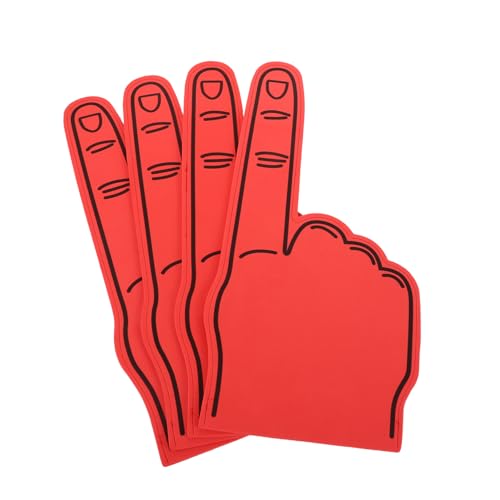 HEMOTON 4 Stück Eva Foam Hand Requisiten für Sportveranstaltungen Schulfeste Geburtstagsfeiern Tragbare Cheerleading Utensilien für Outdoor Events HEMOTON 4 Stück Eva Foam Hand Requisiten für Sportveranstaltungen Schulfeste Geburtstagsfeiern Tragbare Cheerleading Utensilien für Outdoor Events von HEMOTON