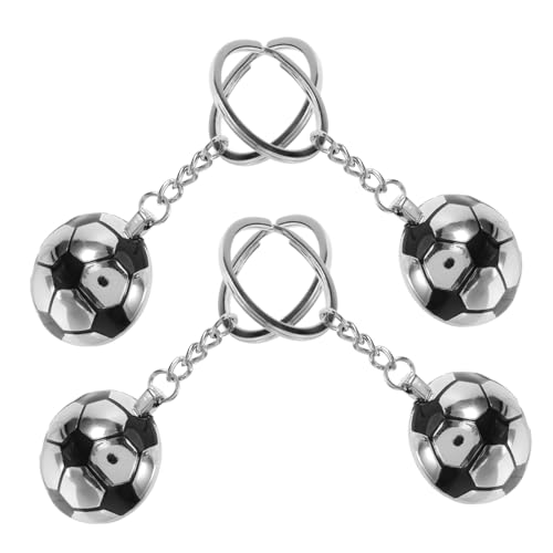 HEMOTON 4 Stück Fußball Schlüsselanhänger Sportball-tischdecke Fußbälle Schlüsselanhänger Zum Thema Fußball Fußballkarten Fußball-schlüsselanhänger Tasche Zubehör Silver Metall HEMOTON 4 Stück Fußball Schlüsselanhänger Sportball-tischdecke Fußbälle Schlüsselanhänger Zum Thema Fußball Fußballkarten Fußball-schlüsselanhänger Tasche Zubehör Silver Metall von HEMOTON
