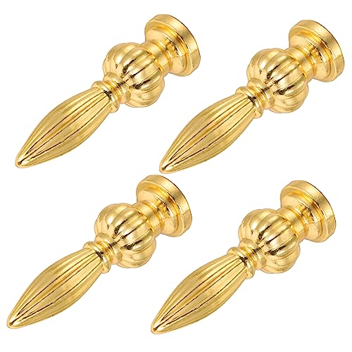 HEMOTON 4 Stück Goldene Lampenschirm-Dekoration Lampenknäufe Messing Lampenschirmknauf oben Lampenteile Leuchte Endstück fest schmücken Lampensockel Beleuchtung Knopf Zinklegierung HEMOTON 4 Stück Goldene Lampenschirm-Dekoration Lampenknäufe Messing Lampenschirmknauf oben Lampenteile Leuchte Endstück fest schmücken Lampensockel Beleuchtung Knopf Zinklegierung von HEMOTON