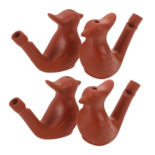 HEMOTON 4 Stück Sand-Wasservogelpfeife für outdoor geschenkideen für Vogelpfeife wasserdichte Pfeife Vogelpfeifen Zisha-Keramik Light Brown HEMOTON 4 Stück Sand-Wasservogelpfeife für outdoor geschenkideen für Vogelpfeife wasserdichte Pfeife Vogelpfeifen Zisha-Keramik Light Brown von HEMOTON