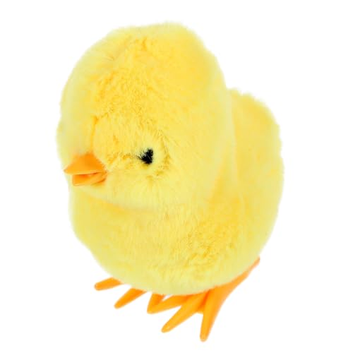 HEMOTON 4 Stück Springendes gelbes Huhn chicken toy Aufziehbares Huhn -Geschenk Mini Bad Babygeschenke Korb für Kinder Springende Aufziehspielzeuge Lernspielzeug zum Springen für Babys von HEMOTON