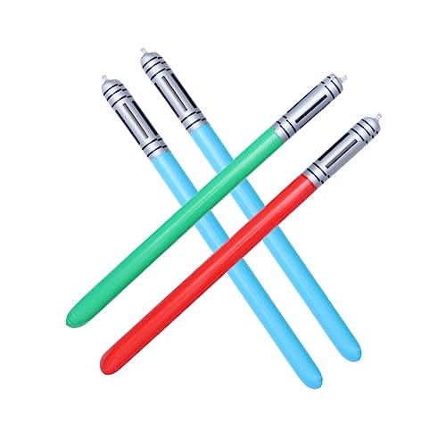 HEMOTON 4 Stück Teiliges Aufblasbares Lichtschwert aus Robustem PVC Bunte Kinderparty Spielzeuge Kreative Dekoration für Kinderzimmer Garten und Festlichkeiten für Jungen Zufällige Farbe HEMOTON 4 Stück Teiliges Aufblasbares Lichtschwert aus Robustem PVC Bunte Kinderparty Spielzeuge Kreative Dekoration für Kinderzimmer Garten und Festlichkeiten für Jungen Zufällige Farbe von HEMOTON