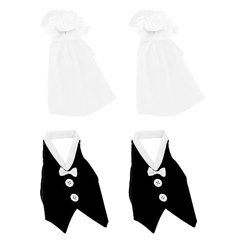 HEMOTON 4 Stücke Hochzeit Weinflasche Abdeckung Cover Braut und Bräutigam Flaschenüberzug Flaschendeko Puppen Flaschen Kleidung Flaschenanzug für hochzeitsdeko Abendessen Bankett Tischdeko HEMOTON 4 Stücke Hochzeit Weinflasche Abdeckung Cover Braut und Bräutigam Flaschenüberzug Flaschendeko Puppen Flaschen Kleidung Flaschenanzug für hochzeitsdeko Abendessen Bankett Tischdeko von HEMOTON