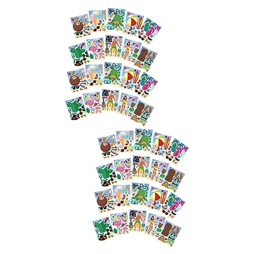 HEMOTON 40 Blatt Teiliges Hawaii Party Sticker Set aus Kupferdruckpapier Selbstklebende Dekoration mit Masken Kakteen und Strandmotiven als Geschenketiketten und Geburtstagsdeko für HEMOTON 40 Blatt Teiliges Hawaii Party Sticker Set aus Kupferdruckpapier Selbstklebende Dekoration mit Masken Kakteen und Strandmotiven als Geschenketiketten und Geburtstagsdeko für von HEMOTON