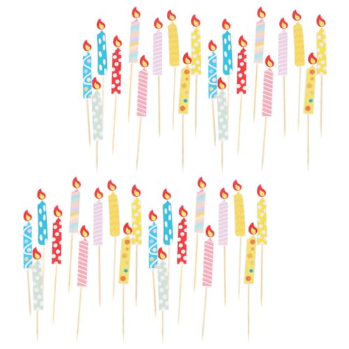 40 Stück Kuchendeckel Geburtstag Cake Topper Papierkerzen Requisite Gefälschte Partykerzen Dekorative Cupcake Geburtstagskerzen Tortendeko 40 Stück Kuchendeckel Geburtstag Cake Topper Papierkerzen Requisite Gefälschte Partykerzen Dekorative Cupcake Geburtstagskerzen Tortendeko von HEMOTON