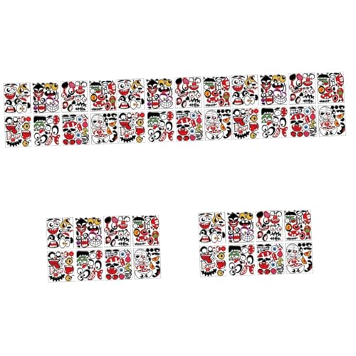 HEMOTON 40 Stück Teiliges Halloween Kürbis Masken Sticker Bunte Dekoration für Party und Foto Requisiten Langlebige Selbstklebende Aufkleber für Masken und Halloween Deko Draußen HEMOTON 40 Stück Teiliges Halloween Kürbis Masken Sticker Bunte Dekoration für Party und Foto Requisiten Langlebige Selbstklebende Aufkleber für Masken und Halloween Deko Draußen von HEMOTON