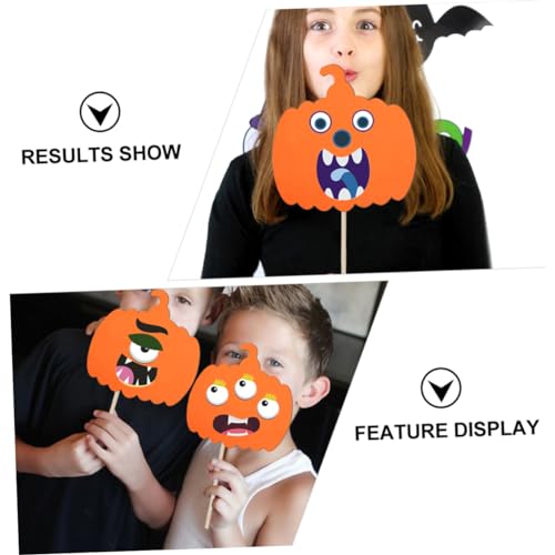 HEMOTON 48 Blatt Eva Halloween Kürbis Gesicht Aufkleber Teiliges Diy Bastelset für Halloween Party Dekoration mit Abziehbaren Kreativen Masken Sticken HEMOTON 48 Blatt Eva Halloween Kürbis Gesicht Aufkleber Teiliges Diy Bastelset für Halloween Party Dekoration mit Abziehbaren Kreativen Masken Sticken von HEMOTON