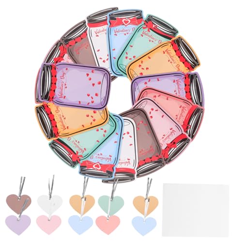 HEMOTON Glaskarten – 48 Sets Mit Grußkarten Zum Valentinstag Für Den Austausch Im Klassenzimmer Partys Und Den Geschenkaustausch Mit Kindern HEMOTON Glaskarten – 48 Sets Mit Grußkarten Zum Valentinstag Für Den Austausch Im Klassenzimmer Partys Und Den Geschenkaustausch Mit Kindern von HEMOTON