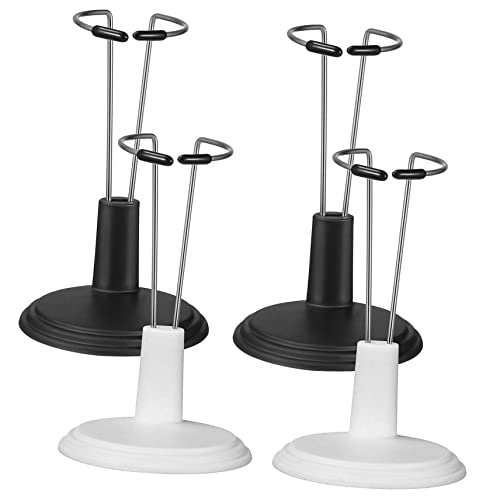 HEMOTON 4Stücke Puppenständer Höhenverstellbar für Puppen und Actionfiguren Einfacher Aufbau für Verschiedene Modelle und Figuren von HEMOTON