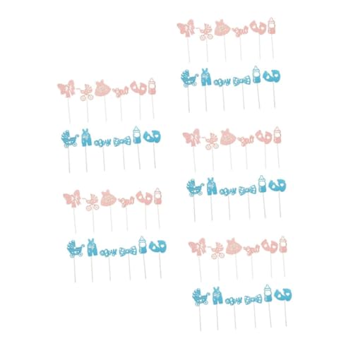 HEMOTON 5 Sätze Geschlecht offenbaren Requisiten Kuchen charmante Accessoires Geschlecht offenbaren Topper Geschlechtertorte Deko Cupcake-Topper für Babys Tortenaufsatz für die Babyparty HEMOTON 5 Sätze Geschlecht offenbaren Requisiten Kuchen charmante Accessoires Geschlecht offenbaren Topper Geschlechtertorte Deko Cupcake-Topper für Babys Tortenaufsatz für die Babyparty von HEMOTON