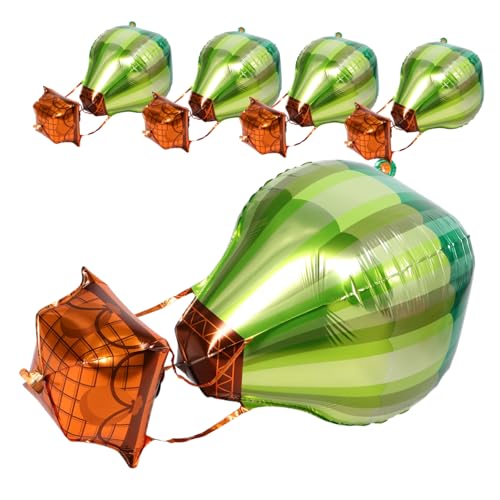 HEMOTON 5 Stück Teiliges Heißluftballon Aluminiumfolie Dekorationsset Realistische Party Deko Einfache Aufblasung für Geburtstag Babyparty Hochzeit und Festliche Anlässe HEMOTON 5 Stück Teiliges Heißluftballon Aluminiumfolie Dekorationsset Realistische Party Deko Einfache Aufblasung für Geburtstag Babyparty Hochzeit und Festliche Anlässe von HEMOTON