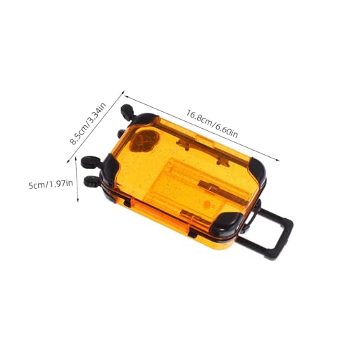 HEMOTON 5 Stück Teiliges Mini Spielgepäck mit Rädern Bunter Kinderkoffer aus mobilem Rollenspiel Reisegepäck für Kleinkinder für Fantasievolles und Partygeschenke HEMOTON 5 Stück Teiliges Mini Spielgepäck mit Rädern Bunter Kinderkoffer aus mobilem Rollenspiel Reisegepäck für Kleinkinder für Fantasievolles und Partygeschenke von HEMOTON