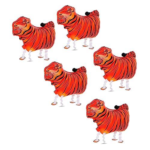 HEMOTON 5 Stücke Folien-tiger-ballon Cartoon-geburtstagsfeierballons Szenenlayout-requisite Dekoration Für Den Innenhof Cartoon-tier-ballon Schöner Tierballon Orange Aluminiumfolie HEMOTON 5 Stücke Folien-tiger-ballon Cartoon-geburtstagsfeierballons Szenenlayout-requisite Dekoration Für Den Innenhof Cartoon-tier-ballon Schöner Tierballon Orange Aluminiumfolie von HEMOTON