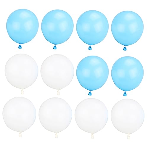 HEMOTON 50 25 weiße Luftballons große luftballons große ballons ballonie Latexballons Metallische Ballons hochzeitsdirndl wasserballon und Luftballons hellblaue Luftballons Partyballons von HEMOTON